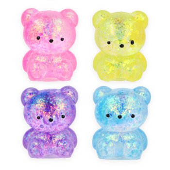 ĐỒ CHƠI B&Oacute;P DẺO H&Igrave;NH GẤU - NH&Acirc;N ĐƯỜNG SUGAR - NHIỀU M&Agrave;U K&Egrave;M HỘP TRƯNG B&Agrave;Y (12 C&aacute;i)