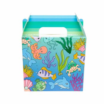 Hộp Đựng Suất Ăn / Hộp Qu&agrave; Tặng Chủ Đề Sinh Vật Biển (12 c&aacute;i)