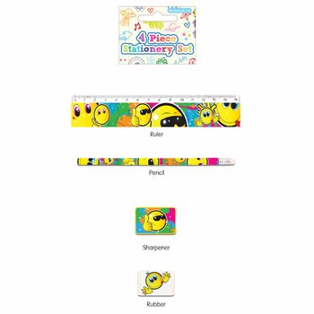 Bộ Dụng Cụ Học Tập Smiley 4 Món (24 bộ)
