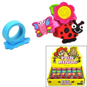 Nhẫn Trẻ Em Trong Hộp Trưng Bày - Mẫu Côn Trùng (24 chiếc)