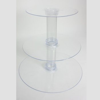 Kệ Trưng Bày Bánh - 3 Tầng