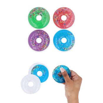 Donut Putty trong Hộp trưng b&agrave;y đầy m&agrave;u sắc - Mix m&agrave;u (24 c&aacute;i)