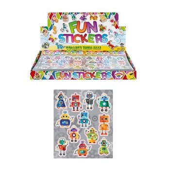 HÌNH DÁN FUN STICKERS – MẪU: ROBOT (120 cái)