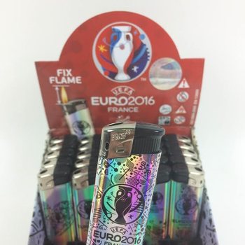 Bật lửa điện UEFA EURO 2016 trong khay trưng b&agrave;y - 50 c&aacute;i (Thanh l&yacute;)