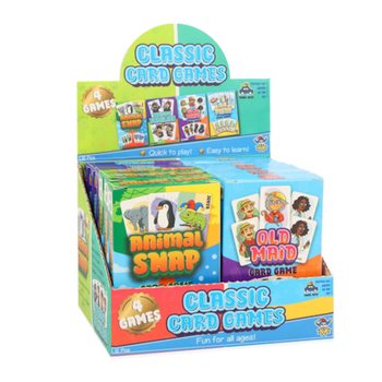 BỘ 4 TRÒ CHƠI BÀI CỔ ĐIỂN CLASSIC CARD GAMES - HỘP TRƯNG BÀY (12 Cái)