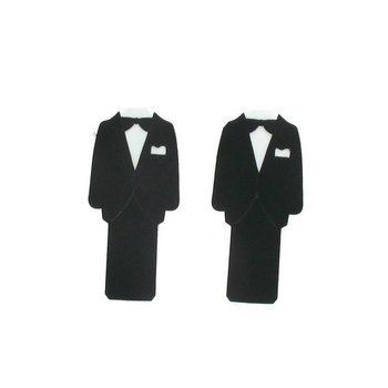 Đồ Trang Trí Bao Bì Hình Tuxedo (12 cái)