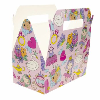 Hộp Đựng Suất Ăn Trẻ Em C&ocirc;ng Ch&uacute;a - Hộp Menu Giấy - 22,5 x 12 x 9,5 cm (24 c&aacute;i)
