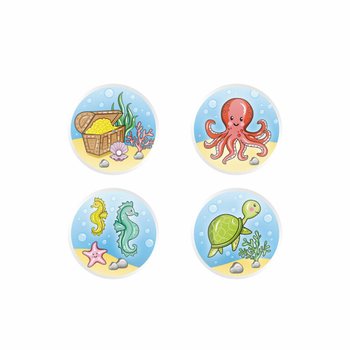 BÓNG NẢY MIX SEA LIFE / SINH VẬT BIỂN Ø3.3 cm (100 quả)