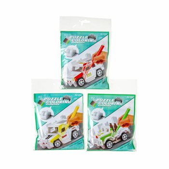 Đồ chơi lắp r&aacute;p 3D & T&ocirc; m&agrave;u &ocirc; t&ocirc; (12 chiếc)