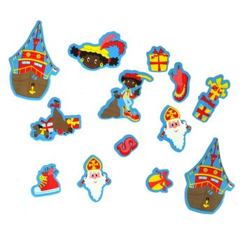 60 Nh&atilde;n D&aacute;n Xốp Sinterklaas & Piet (3 bộ)
