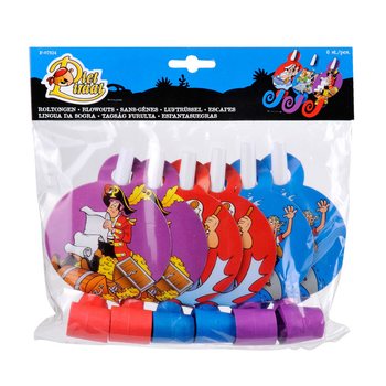 6 Cái Kèn Lưỡi Piet Piraat (Bộ 12 cái)