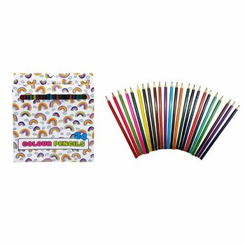 Bộ B&uacute;t Ch&igrave; M&agrave;u 24 M&agrave;u Cỡ Lớn (Hộp 12 C&aacute;i)