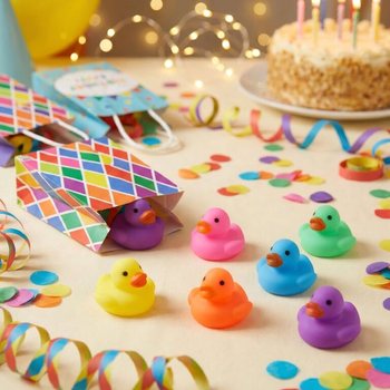 Đồ Chơi Squishy Vịt Vớt / Bốc Thăm - K&egrave;m Khay Trưng B&agrave;y (72 c&aacute;i)
