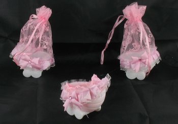 XE ĐẨY TRANG TRÍ - HỒNG BABY (20 chiếc)