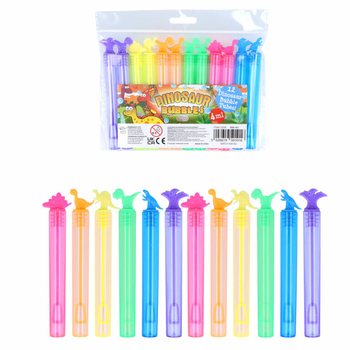 Cây Thổi Bong Bóng Xà Phòng Hình Khủng Long Nhiều Màu (Hộp 12 Cái)