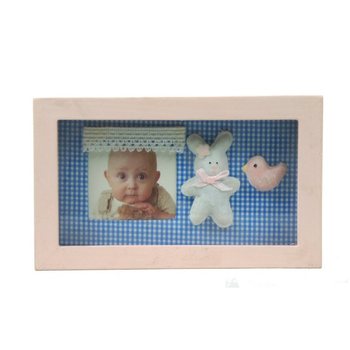 Khung ảnh 3D bằng gỗ cho ph&ograve;ng b&eacute; - Mẫu 3 (6 chiếc)