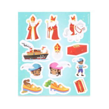 NH&Atilde;N D&Aacute;N VUI NHỘN &ndash; MẪU: SINTERKLAAS (120 chiếc)