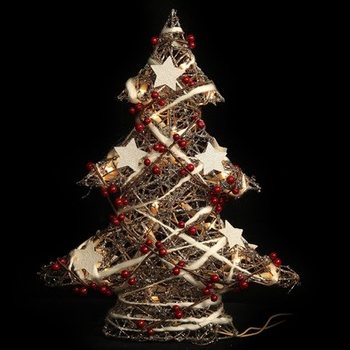 C&acirc;y Th&ocirc;ng Noel Trang Tr&iacute; Ph&aacute;t S&aacute;ng Lớn 50 cm (1 c&aacute;i)
