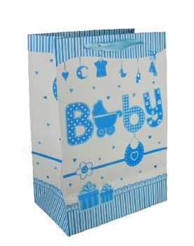 T&uacute;i Đựng Qu&agrave; Sinh Nhật B&eacute; Trai - Xanh Dương Nhạt (12 c&aacute;i)