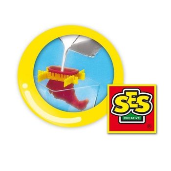Bộ đ&uacute;c thạch cao v&agrave; t&ocirc; m&agrave;u SES - Ngựa bờm thật (1 c&aacute;i)