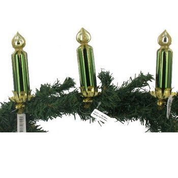 Set 3 Nến Trang Tr&iacute; C&acirc;y Th&ocirc;ng Noel C&oacute; Kẹp (Hộp 6 Bộ)