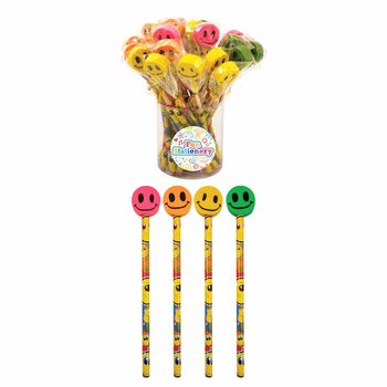B&uacute;t ch&igrave; Smiley vui nhộn c&oacute; tẩy (24 c&acirc;y)