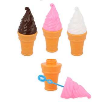 ĐỒ CHƠI THỔI BONG B&Oacute;NG H&Igrave;NH KEM LỚN 50ML TRONG HỘP TRƯNG B&Agrave;Y (24 c&aacute;i)