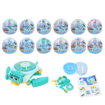 ĐỒ CHƠI LẮP R&Aacute;P BRICKS SEA LIFE TRONG VI&Ecirc;N NANG & HỘP TRƯNG B&Agrave;Y (12 c&aacute;i)