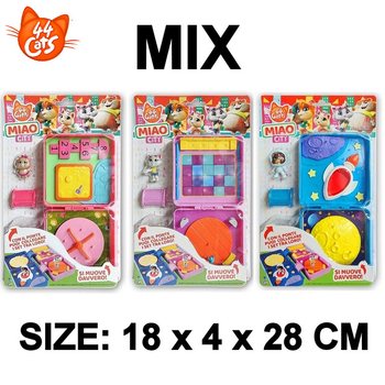 BỘ ĐỒ CHƠI 44CATS MIAO CITY DẠNG VỈ - KT: 18x4x28 CM - NHIỀU MẪU (40 cái)