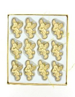 12 Thiên Thần Giáng Sinh Màu Vàng Trong Hộp