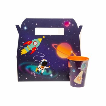Hộp Đựng Khẩu Phần Ăn Trẻ Em Chủ Đề Vũ Trụ / Space - 22.5 x 12 x 9.5 cm (24 c&aacute;i)