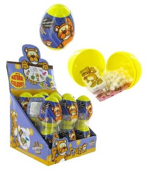 Trứng Bất Ngờ H&igrave;nh Hổ K&egrave;m Kẹo (18 quả)