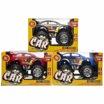 Xe Monster Truck trong Hộp Trưng Bày (6 chiếc)