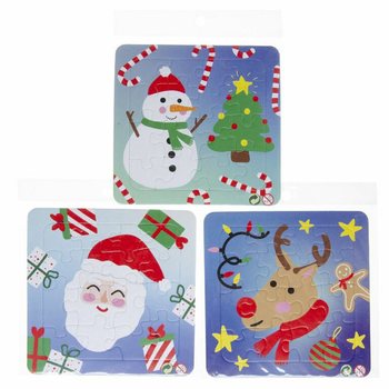 Tranh Gh&eacute;p H&igrave;nh Gi&aacute;ng Sinh 14x14 cm (50 miếng)