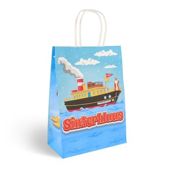 T&uacute;i Giấy Đựng Qu&agrave; Sinterklaas / Th&aacute;nh Nicholas - 16x8x22 cm (12 c&aacute;i)