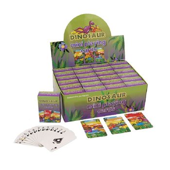 BỘ BÀI MINI – MẪU: KHỦNG LONG TRONG HỘP TRƯNG BÀY (24 bộ)