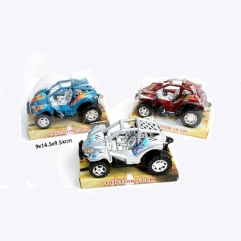 XE BUGGY ĐÀ MẠNH MẼ TRÊN VỈ NHỰA, DÀI 13 CM (12 chiếc)
