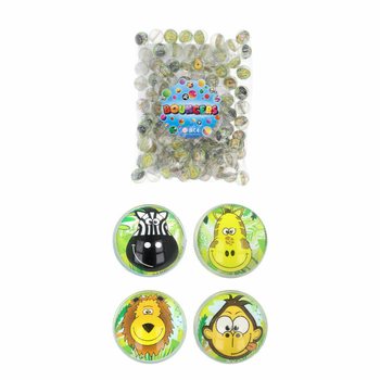 Bóng Nảy Đồ Chơi Mix Thú Rừng - Ø 3.3 Cm (100 quả)