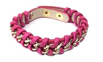 Vòng Tay Tết Bính Màu Hồng Fuchsia Phong Cách Ibiza (1 chiếc)