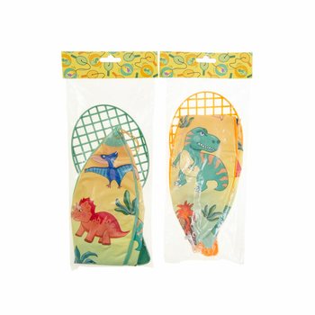 Vợt Paddle k&egrave;m b&oacute;ng - Khủng long (12 c&aacute;i)