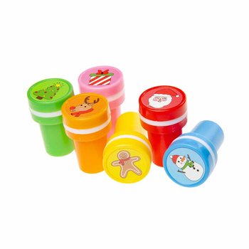 Con dấu Gi&aacute;ng sinh trong hộp trưng b&agrave;y (60 c&aacute;i)