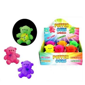 Gấu Puffer Phát Sáng trong Hộp Trưng Bày (12 cái)