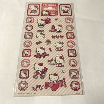 NHÃN DÁN HELLO KITTY - 20 x 10 cm (10 miếng)