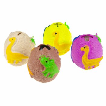 Trứng Khủng Long Squeeze Đồ Chơi B&oacute;p Tay Hộp Trưng B&agrave;y (12 chiếc)