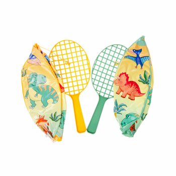 Vợt Paddle k&egrave;m b&oacute;ng - Khủng long (12 c&aacute;i)