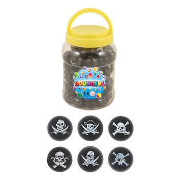 BÓNG NẢY HẢI TẶC Ø3.3 CM TRONG HŨ (72 quả)