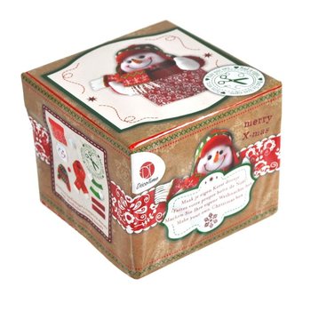 TỰ L&Agrave;M HỘP QU&Agrave; GI&Aacute;NG SINH - MẪU: NGƯỜI TUYẾT