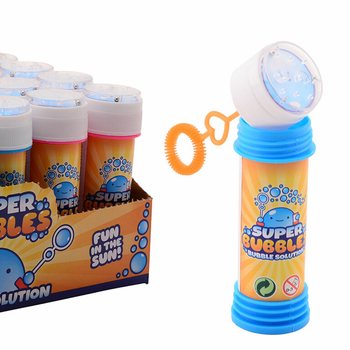 AQUA FUN - Bong B&oacute;ng X&agrave; Ph&ograve;ng 60ML K&egrave;m Tr&ograve; Chơi Tr&iacute; Tuệ (24 chiếc)