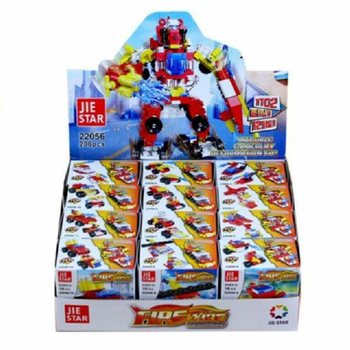 Đồ Chơi Lắp R&aacute;p Xe Cứu Hỏa - Hộp Trưng B&agrave;y (12 bộ)