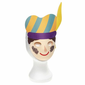 SINTERKLAAS - MẶT NẠ XỐP TH&Aacute;NH NICOLAS & PIET (48 c&aacute;i)